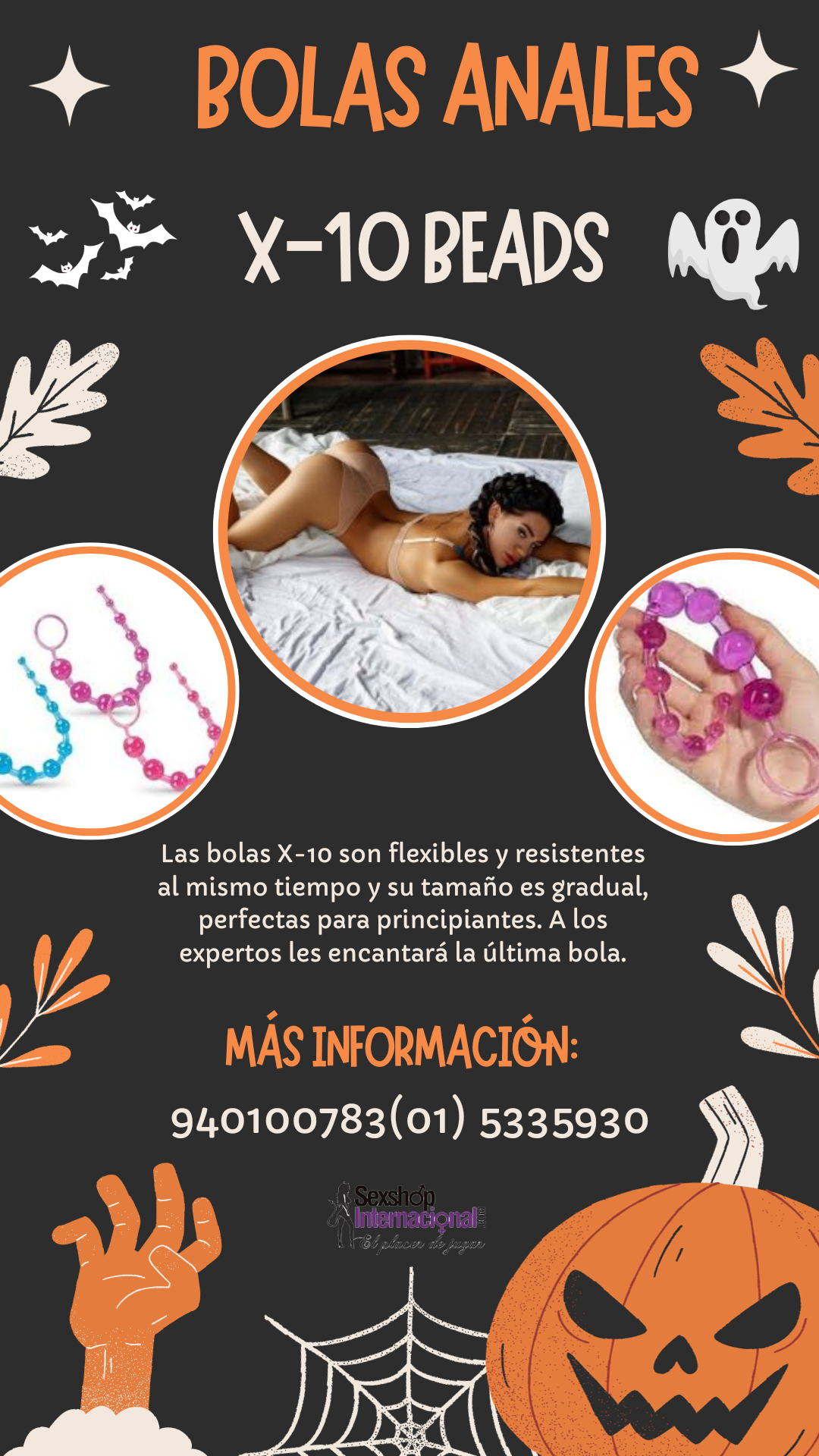 BOLAS ROSARIO Anal 10 Beads Hi Basic